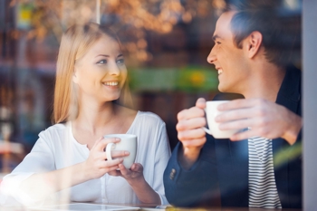 Couple Enjoying Coffee